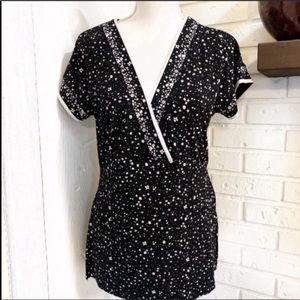 Michael Kors Surplice Top, NWT, size M